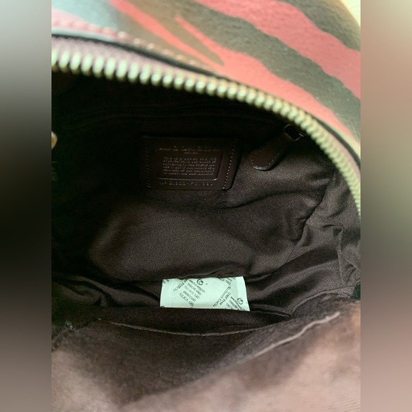 Coach Men's Black and Brown Backpack - Picture 7 of 9